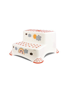 ДВОЙНО СТЪПАЛО ЗА БАНЯ RAINBOW WHITE NEW