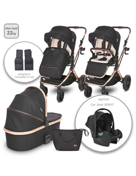 Д.КОЛИЧКА GLORY BLACK DIAMOND+АДАПТОРИ