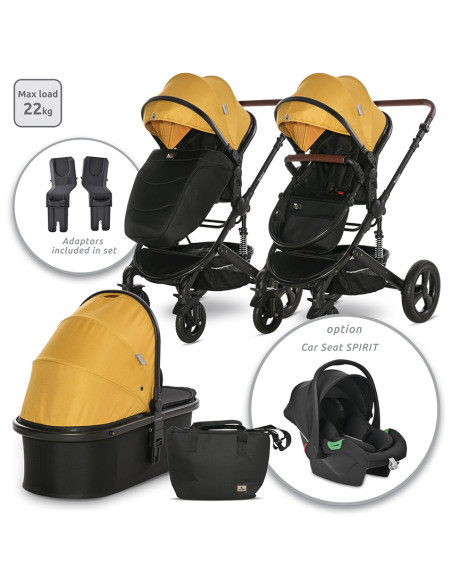 Д.КОЛИЧКА BOSTON LEMON CURRY+АДАПТОРИ