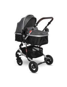 Д.КОЛИЧКА ALBA PREMIUM STEEL GREY+АДАПТОРИ 2