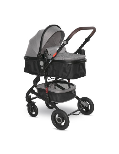 Д.КОЛИЧКА ALBA PREMIUM OPALINE GREY+АДАПТОРИ