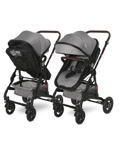 Д.КОЛИЧКА ALBA PREMIUM OPALINE GREY+АДАПТОРИ