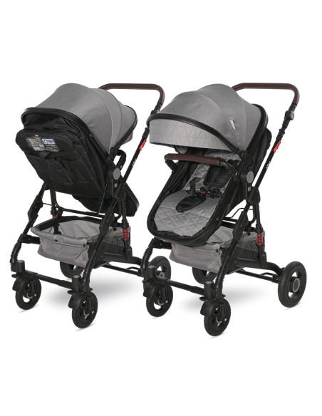 Д.КОЛИЧКА ALBA PREMIUM OPALINE GREY+АДАПТОРИ