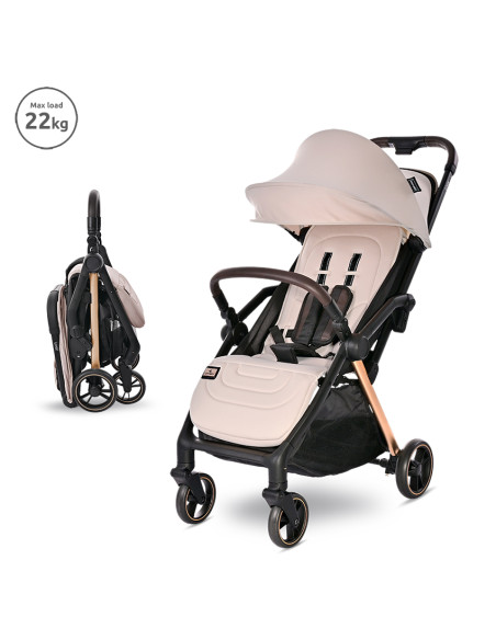 Д.КОЛИЧКА LORET до 22 кг АВТОМАТИЧНО СГЪВАНЕ BEIGE