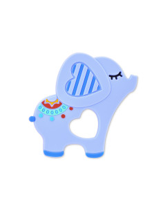 СИЛИКОНОВА ГРИЗАЛКА СЛОНЧЕ LUCKY СИНЯ