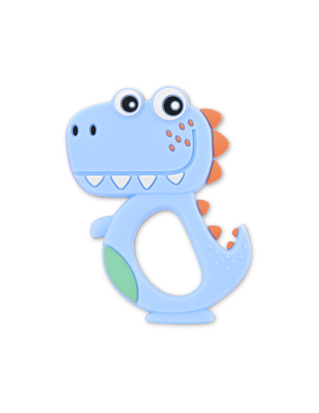 СИЛИКОНОВА ГРИЗАЛКА ДИНО LUCKY СИНЯ