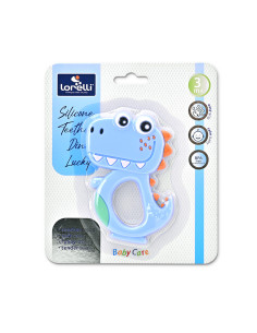 СИЛИКОНОВА ГРИЗАЛКА ДИНО LUCKY СИНЯ 2