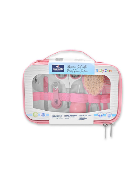 ХИГИЕНЕН КОМПЛЕКТ С НЕСЕСЕР DELUXE BLUSH PINK