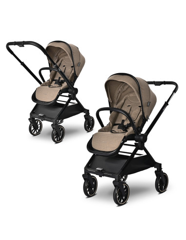 Д.КОЛИЧКА REYA 3in1 BROWN с реверсивна дръжка