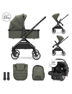 Д.КОЛИЧКА REYA 3in1 GREEN с реверсивна дръжка