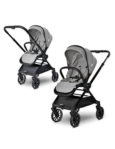 Д.КОЛИЧКА REYA 3in1 GREY с реверсивна дръжка