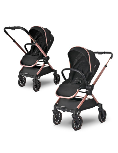 Д.КОЛИЧКА REYA 3in1 BLACK JASPER с реверсивна дръж