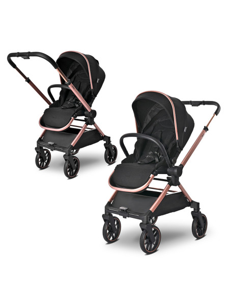 Д.КОЛИЧКА REYA 3in1 BLACK JASPER с реверсивна дръж