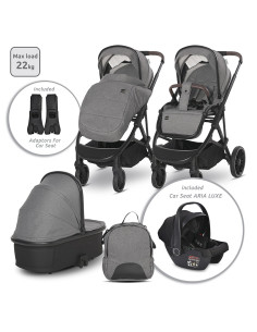 Д.КОЛИЧКА ARIA  3 в1 GREY