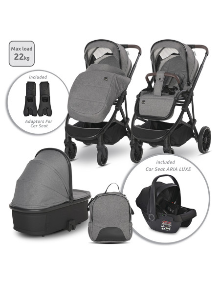 Д.КОЛИЧКА ARIA  3 в1 GREY