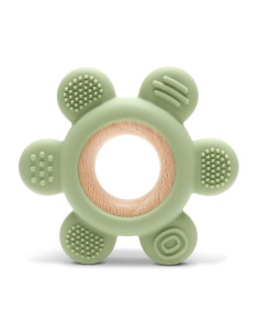 СИЛИКОНОВА ГРИЗАЛКА С БУК ЦВЕТЕ NATURAL FRESH GREE