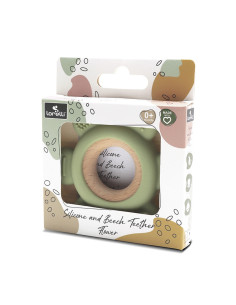 СИЛИКОНОВА ГРИЗАЛКА С БУК ЦВЕТЕ NATURAL FRESH GREE 2