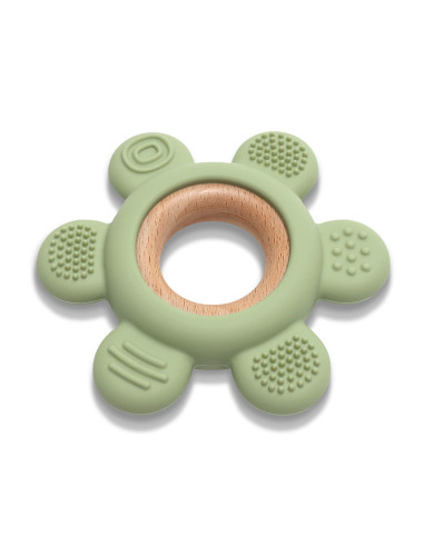 СИЛИКОНОВА ГРИЗАЛКА С БУК ЦВЕТЕ NATURAL FRESH GREE