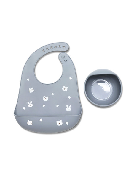 СИЛИКОНОВ СЕТ ЗА ХРАНЕНЕ 2ЧАСTИ NATURAL GREY