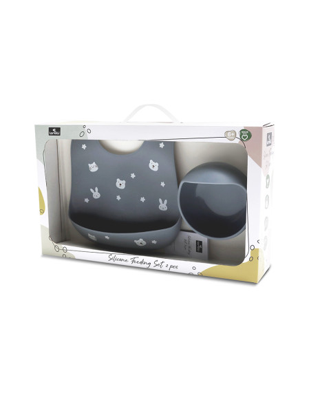 СИЛИКОНОВ СЕТ ЗА ХРАНЕНЕ 2ЧАСTИ NATURAL GREY