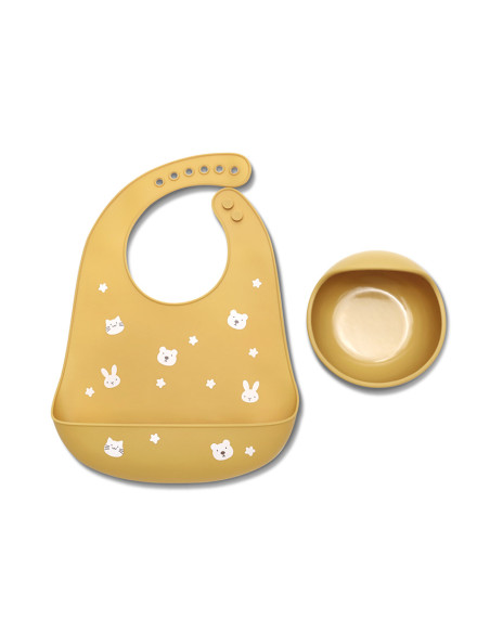 СИЛИКОНОВ СЕТ ЗА ХРАНЕНЕ 2ЧАСTИ NATURAL YELLOW