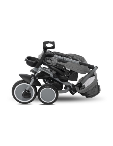 СГЪВАЕМА ТРИКОЛКА FRECCIA GREY+BLACK С РОТАЦИЯ 360