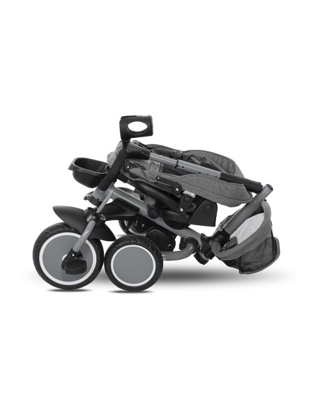 СГЪВАЕМА ТРИКОЛКА FRECCIA GREY+BLACK С РОТАЦИЯ 360