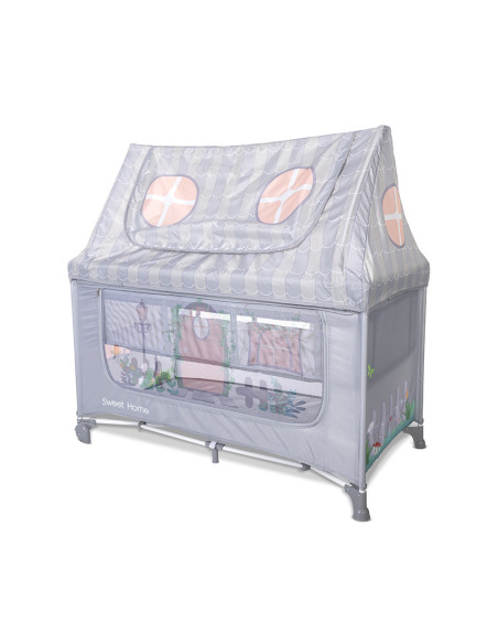 КОШАРА SWEET HOME 2 НИВА С ПОКРИВ GREY