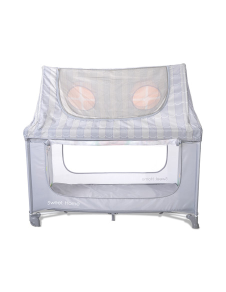 КОШАРА SWEET HOME 2 НИВА С ПОКРИВ GREY