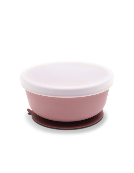 СИЛИКОНОВА ВАКУУМ КУПА С КАПАК NATURAL DEEP PINK