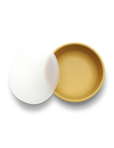 СИЛИКОНОВА ВАКУУМ КУПА С КАПАК NATURAL YELLOW 2