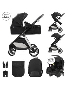 Д.КОЛИЧКА ASPEN BLACK 3в1 до 22кг с трансформираща