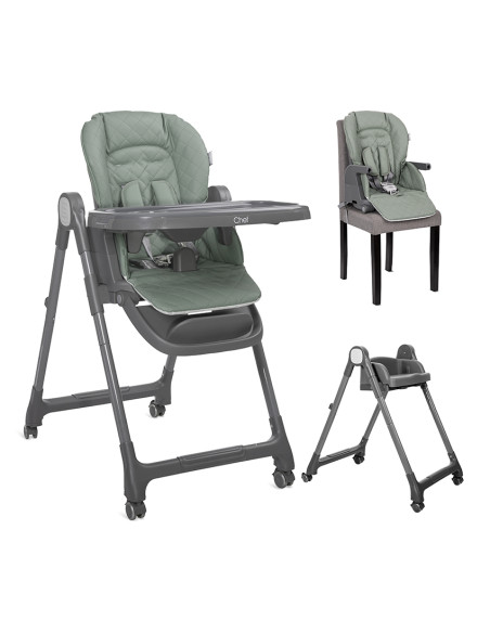 СТОЛ ЗА ХРАНЕНЕ 3В1 CHEF GREEN LEATHER