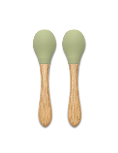 СИЛИКОНОВИ ЛЪЖИЧКИ С БАМБУК 2БР NATURAL FRESH GREE