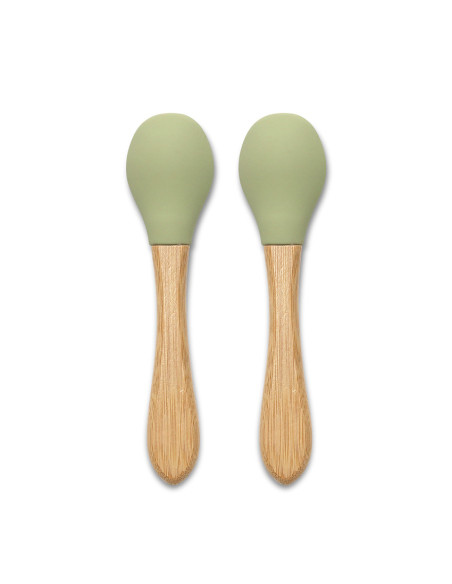 СИЛИКОНОВИ ЛЪЖИЧКИ С БАМБУК 2БР NATURAL FRESH GREE
