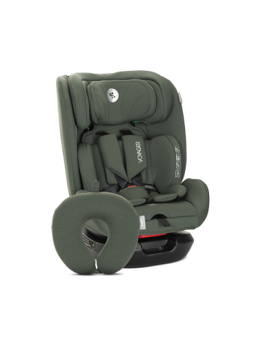 СТОЛ ЗА КОЛА VOYAGER GREEN i-Size 40-150 CM+ВЪЗГЛА