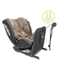 СТОЛ ЗА КОЛА ARES BEIGE i-Size 40-150 CM ISOFIX 36