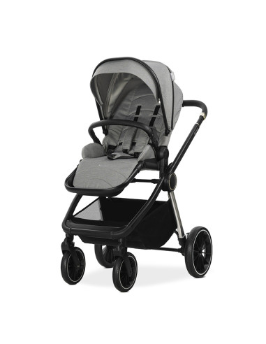 Д.КОЛИЧКА BIANCA GREY 2 В 1 до 22кг + АДАПТОРИ