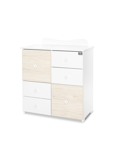 ШКАФ  ЦВЯТ БЯЛО/СВЕТЪЛ ДЪБ-2BOX