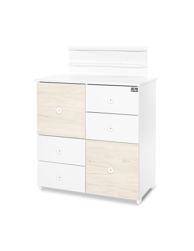 ШКАФ  ЦВЯТ БЯЛО/СВЕТЪЛ ДЪБ-2BOX