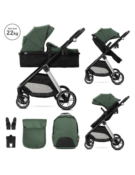 Д.КОЛИЧКА ASPEN GREEN 2в1 до 22кг с трансформираща