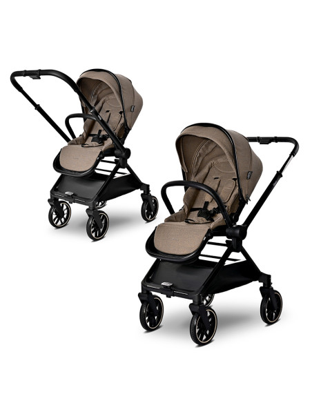 Д.КОЛИЧКА REYA 2in1 BEIGE до 22 кг кош за новороде