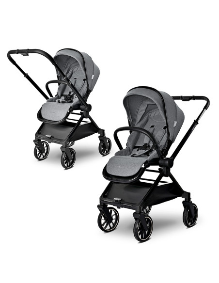 Д.КОЛИЧКА REYA 2in1 GREY до 22 кг кош за новороден