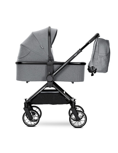 Д.КОЛИЧКА REYA 2in1 GREY до 22 кг кош за новороден