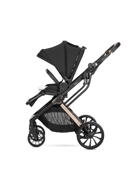 Д.КОЛИЧКА GLORY 2in1 BLACK+АДАПТОРИ с кош за новор