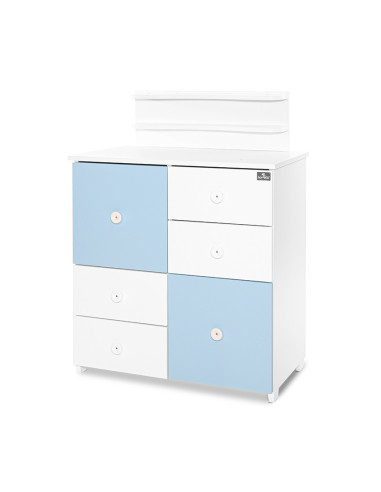 ШКАФ  ЦВЯТ БЯЛО/BABY BLUE-2BOX