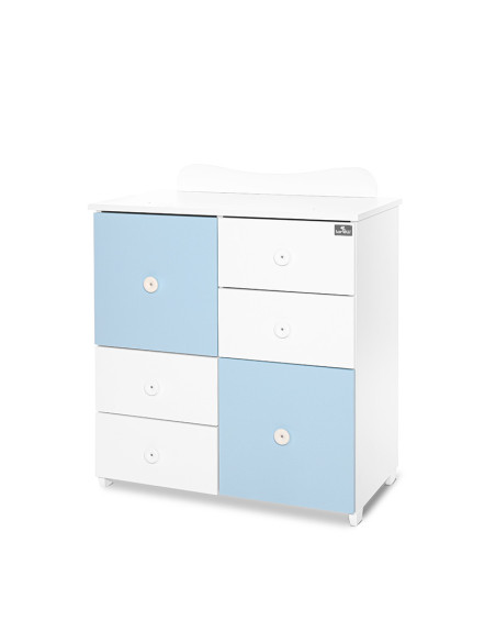 ШКАФ  ЦВЯТ БЯЛО/BABY BLUE-2BOX