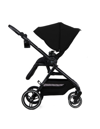 Kinderkraft YOXI бебешка количка 3в1 PURE BLACK