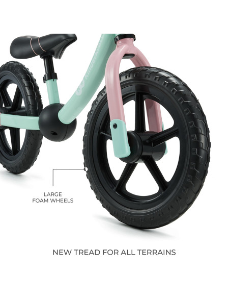 Kinderkraft колело за баланс 2WAY NEXT OFFROAD CANDY MINT