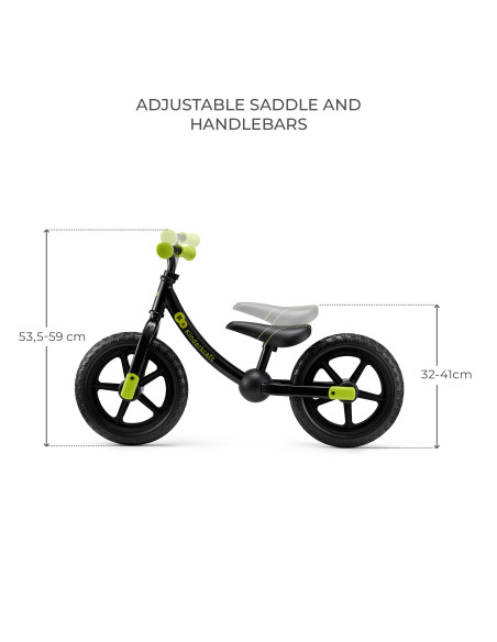 Kinderkraft колело за баланс 2WAY NEXT OFFROAD BLACK